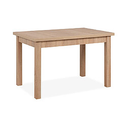 Acheter Mes Table à manger extensible 120/200x80x76 cm décor chêne