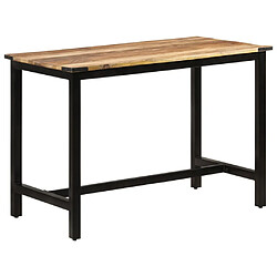 vidaXL Table à dîner 110x60x76 cm Bois de manguier massif