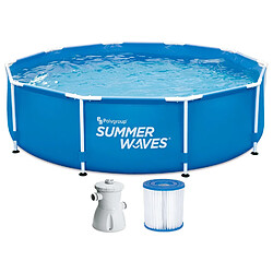 SUMMER WAVES Piscine tubulaire Active 305 x 76 cm avec pompe de filtration