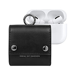 IDEAL OF SWEDEN Mini Sac pour AirPods Toute Génération Modèle Harper avec Mousqueton Noir