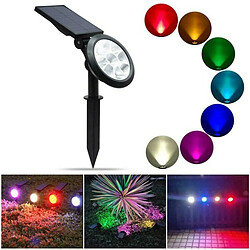 Tradex DE JARDIN SPOT LED RGB AVEC PANNEAU SOLAIRE CRÉPUSCULAIRE WG-092