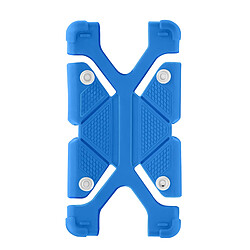 Avizar Coque smartphone 3.8 à 4.7 pouces Universel Bumper Silicone bleu Mode Support