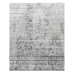 Avis Vidal Tapis de laine 229x132 gris Ultra Vintage