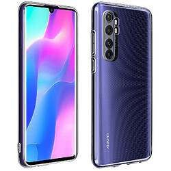 Avizar Coque Xiaomi Mi Note 10 Lite Silicone Souple et Film Verre Trempé 9H