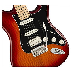 Avis Fender Player Stratocaster HSS PLUS TOP - Manche érable - Aged Cherry Burst - Guitare électrique