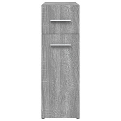 Acheter vidaXL Armoire apothicaire Sonoma gris 20x45,5x60 cm Bois d'ingénierie