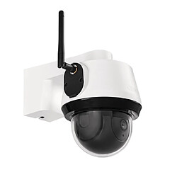 Abus PPIC42520 Vidéo-Surveillance Extérieur Bluetooth Wi-Fi Vision Nocturne Détection de Mouvement Blanc