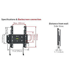 Barkan TV Wall Mount E20 F 37 (Import Allemagne) pas cher