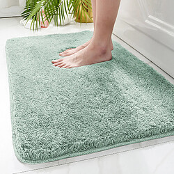 LUUCOZK Tapis de bain antidérapants et absorbants - Vert-50x80cm