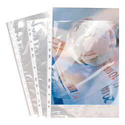 EXACOMPTA Pochette perforée, A4, PP, transparent ()