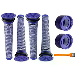 Kit de pré filtre et filtre HEPA pour aspirateur Dyson V6 V7 V8 DC58 DC59 DC61 DC62, accessoires de remplacement