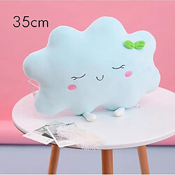 Avis Universal 35 cm Nuage bleu 1 joli oreiller en peluche de nuage de soleil rempli de douceur peluche créative de nuage de soleil jouet voiture oreiller décoration maison jouets pour enfants | oreillers de luxe