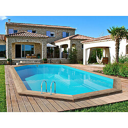 Habitat Et Jardin Piscine bois Palma - 7.57 x 4.07 x 1.31 m