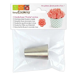 Scrapcooking Douille pâtissière russe Pivoine en inox