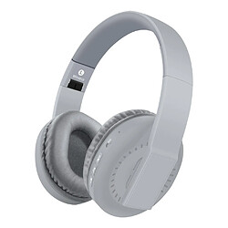 General Casque Bluetooth - Casque à réduction active du bruit / Autonomie de la batterie de 15 heures avec un son de précision / Casque de voyage pliable et casque supra-auriculaire(gris)