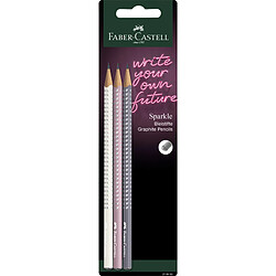 FABER-CASTELL Set de crayon à papier GRIP SPARKLE Eté ()