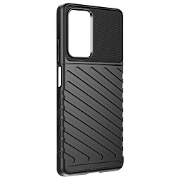 Avizar Coque Souple pour Xiaomi Redmi Note 12S Design Strié Antidérapant Noir