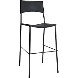 Non Tabouret de bar Genoa Noir