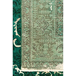 Vidal Tapis de laine 290x205 vert Vintage Royal