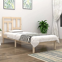 vidaXL Cadre de lit sans matelas 90x190 cm bois de pin massif