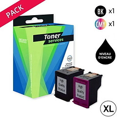 Compatible HP 305XL Pack 2 Cartouches marque Toner Services Noire et Couleurs