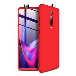 Wewoo Coque Rigide Étui pour PC à couverture complète en trois étapes Xiaomi Redmi K20 rouge