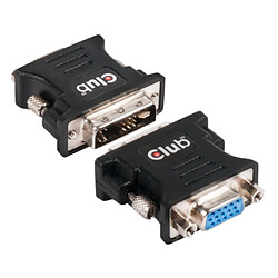 Club 3D CLUB3D DVI to VGA video converter/adapter DVI-I Noir