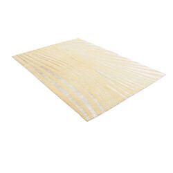 Vidal Tapis de laine 196x140 jaune Darya