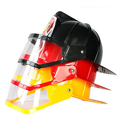 Simulateur pompier casque de sécurité réglable pompier chapeau bonnet jouet rouge