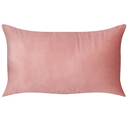 Acheter Beliani Lot de 2 coussins CRODYLINE Velours 35 x 60 cm À rayure Rose