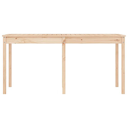 Acheter vidaXL Table de jardin 159,5x82,5x76 cm bois massif de pin