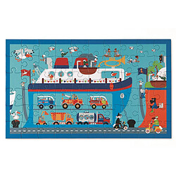 Scratch Europe Puzzle 60 pièces : Bateau-Ferry