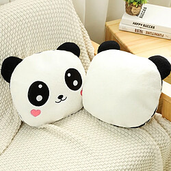 Universal 35 cm Couverture pour panda mignon Peluche Oreiller Peluche Douce Animaux de dessin animé Poupée panda Coussin coussin bébé petite amie Cadeau | Peluche animaux en peluche pas cher