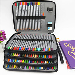 Avis Wewoo Étui à crayons en cuir PU école 184 trous grande capacité couleur sac à boîte à multi-fonctionnelle Art Supplies cadeau Rose Rouge