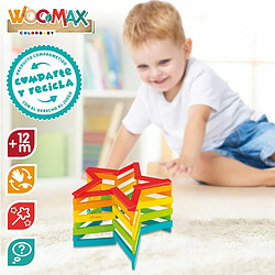 Set de construction Woomax 100 Pièces 10 x 0,5 x 1,8 cm (6 Unités) pas cher