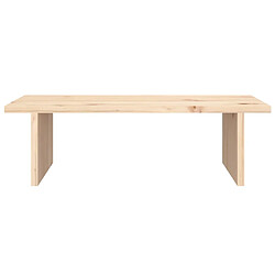 Acheter vidaXL Support pour moniteur 50x27x15 cm Bois de pin solide