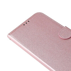 Etui en PU avec lanière or rose pour votre Samsung Galaxy S20 Ultra