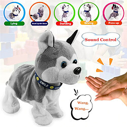 Avis Universal Robot chien jouet électronique contrôle interactif promenade aboiement cadre pour les enfants jouets cadeaux hobby jouet électronique animal de compagnie | animal de compagnie électronique (gris)