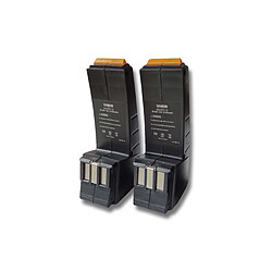 Lot 2x Batterie Ni-MH 3300mAh (12V) vhbw pour outils Festo Festool 490592, 490889, 491150, C12CE-NC-C45-Plus, C12DUO, C12GG, CCD12, CCD12ES.