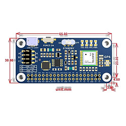 Avis Wewoo Waveshare Chapeau Multi-GNSS L76X