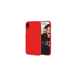 JAYM - Coque Silicone Soft Feeling Rouge pour Apple iPhone 7 / 8 / SE 2020 ? Finition Silicone ? Toucher Ultra Doux