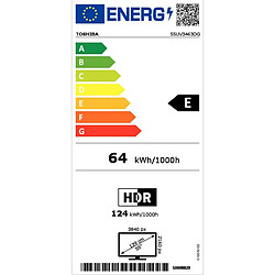 Avis TV intelligente Toshiba 55UV3463DG 4K Ultra HD 55" LED