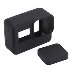 Wewoo Coque pour étui de protection en silicone GoPro HERO6 / 5 avec cache-objectif