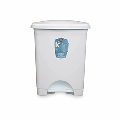 Avis BigBuy Home Poubelle à pédale Blanc Plastique 30 L (4 Unités)