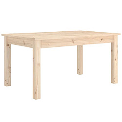 ComfortXL Table Basse 80x50x40 Cm Bois Massif De Pin