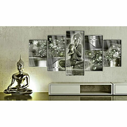 Paris Prix Tableau sur Verre Acrylique Emerald Buddha 100 x 200 cm