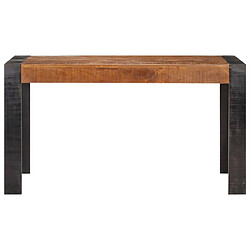 vidaXL Table à manger 140x70x76 cm Bois de manguier brut massif