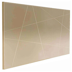 Hanah Home Miroir en verre 130 x 62 cm bronze. Miroir en verre 130 x 62 cm bronze