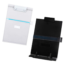 2pcs Support de Copie Document Réglable Pliable Bureau Fournitures Format de Papier