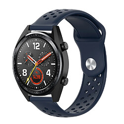 Bracelet en TPU couleur unie bleu foncé pour votre Samsung Galaxy Watch 42mm